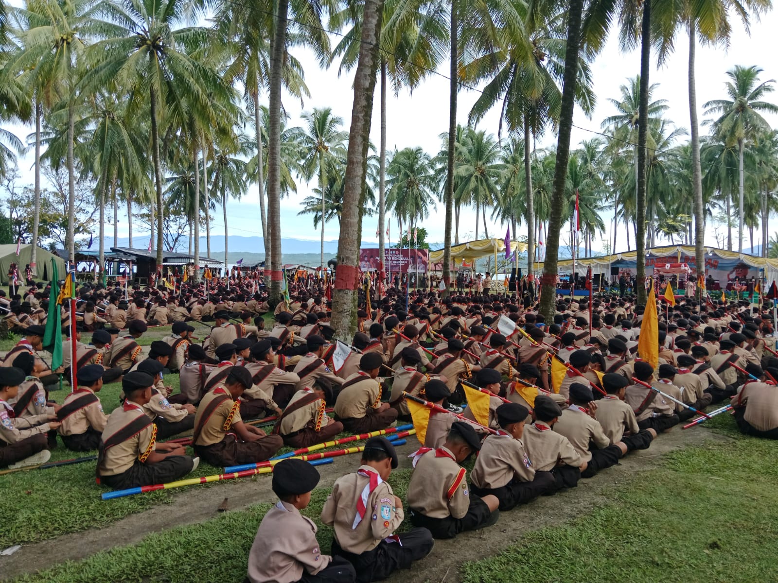 Ananda SD IT DARUNNAJAH Simpang Enam Seluma mengikuti Jamda (Jambore Daerah) 2025 se-Provinsi Bengkulu di Kabupaten Kaur