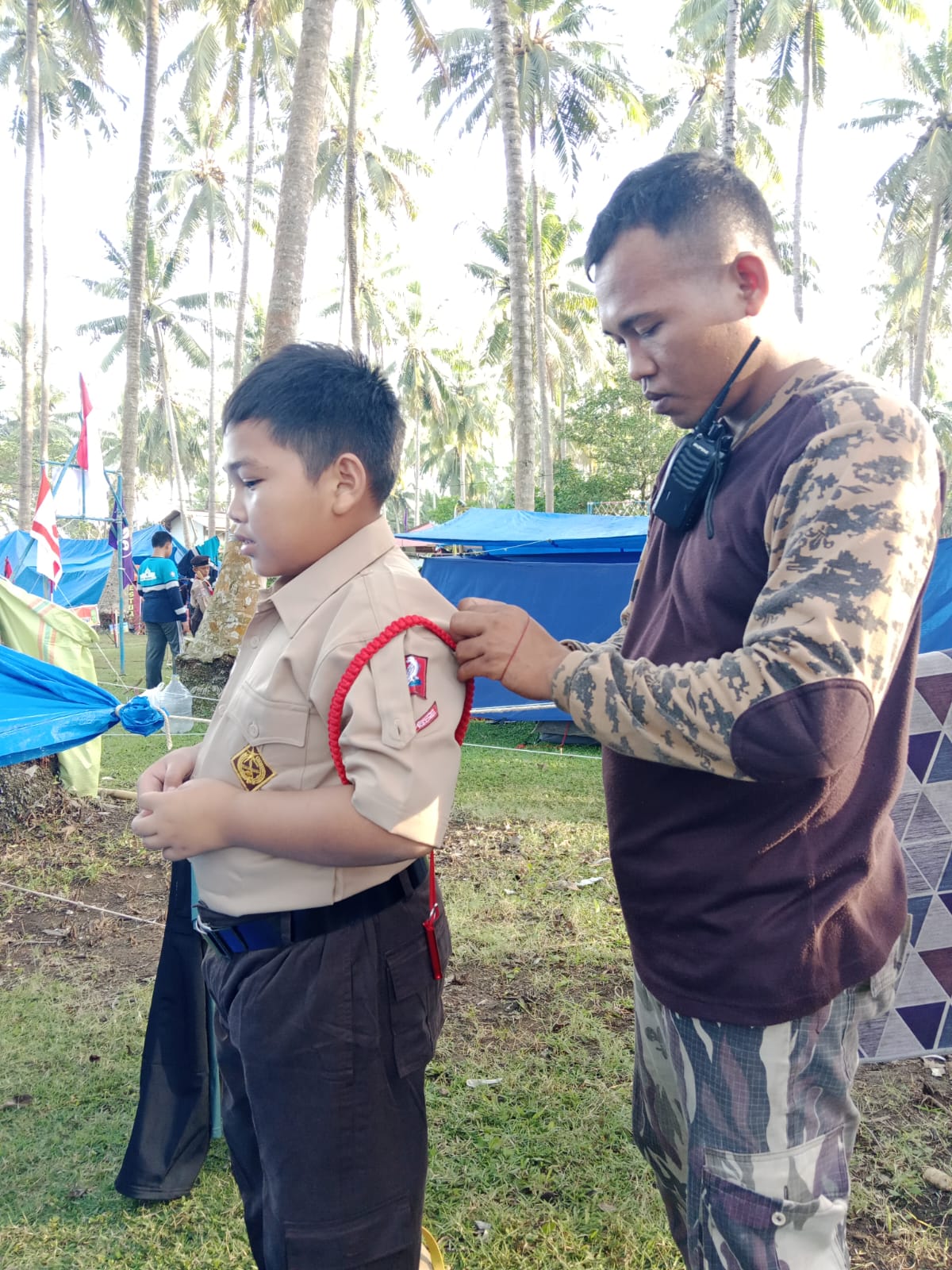 Ananda SD IT DARUNNAJAH Simpang Enam Seluma mengikuti Jamda (Jambore Daerah) 2025 se-Provinsi Bengkulu di Kabupaten Kaur